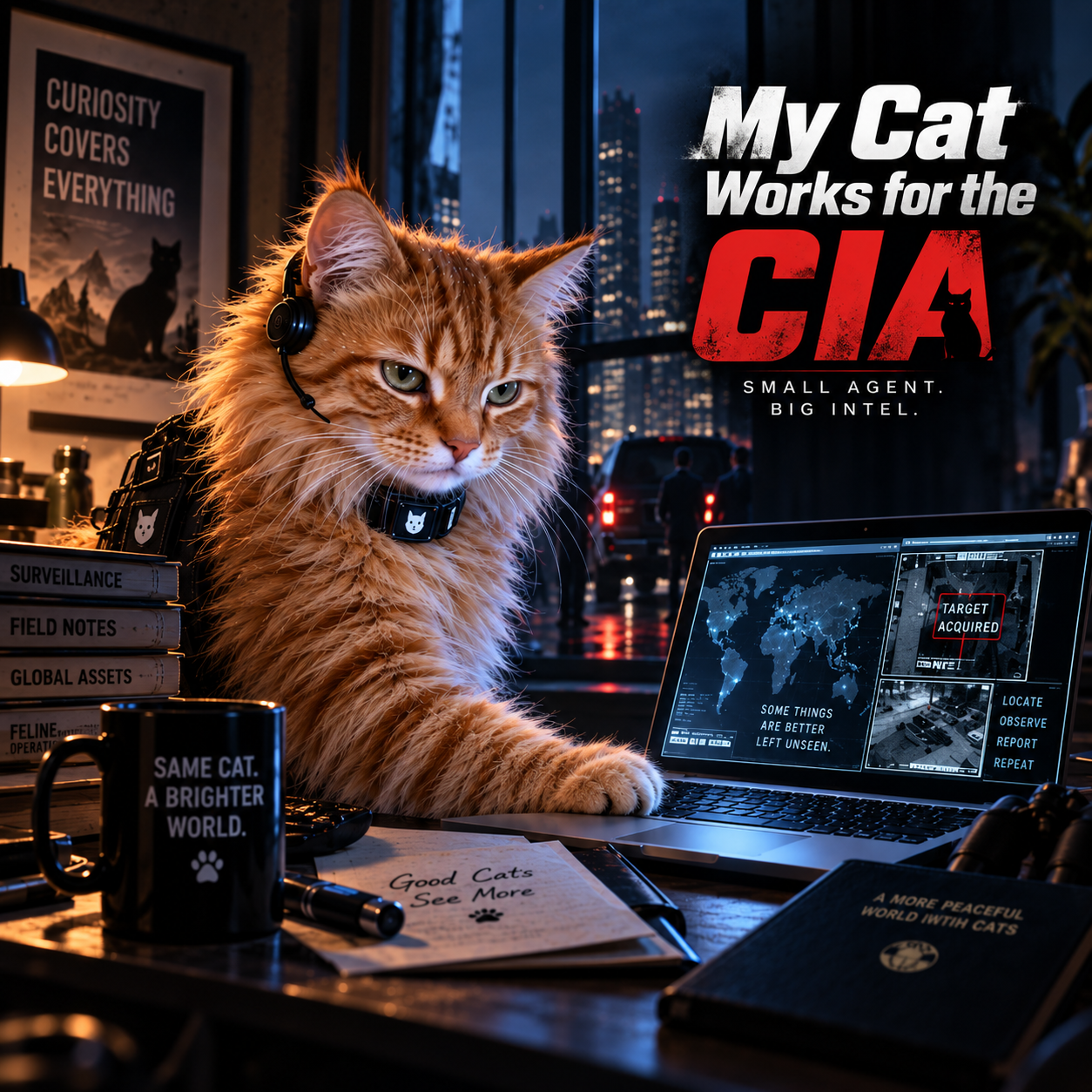 My Cat Works for the CIA – Episode 1 – Classified Meow
